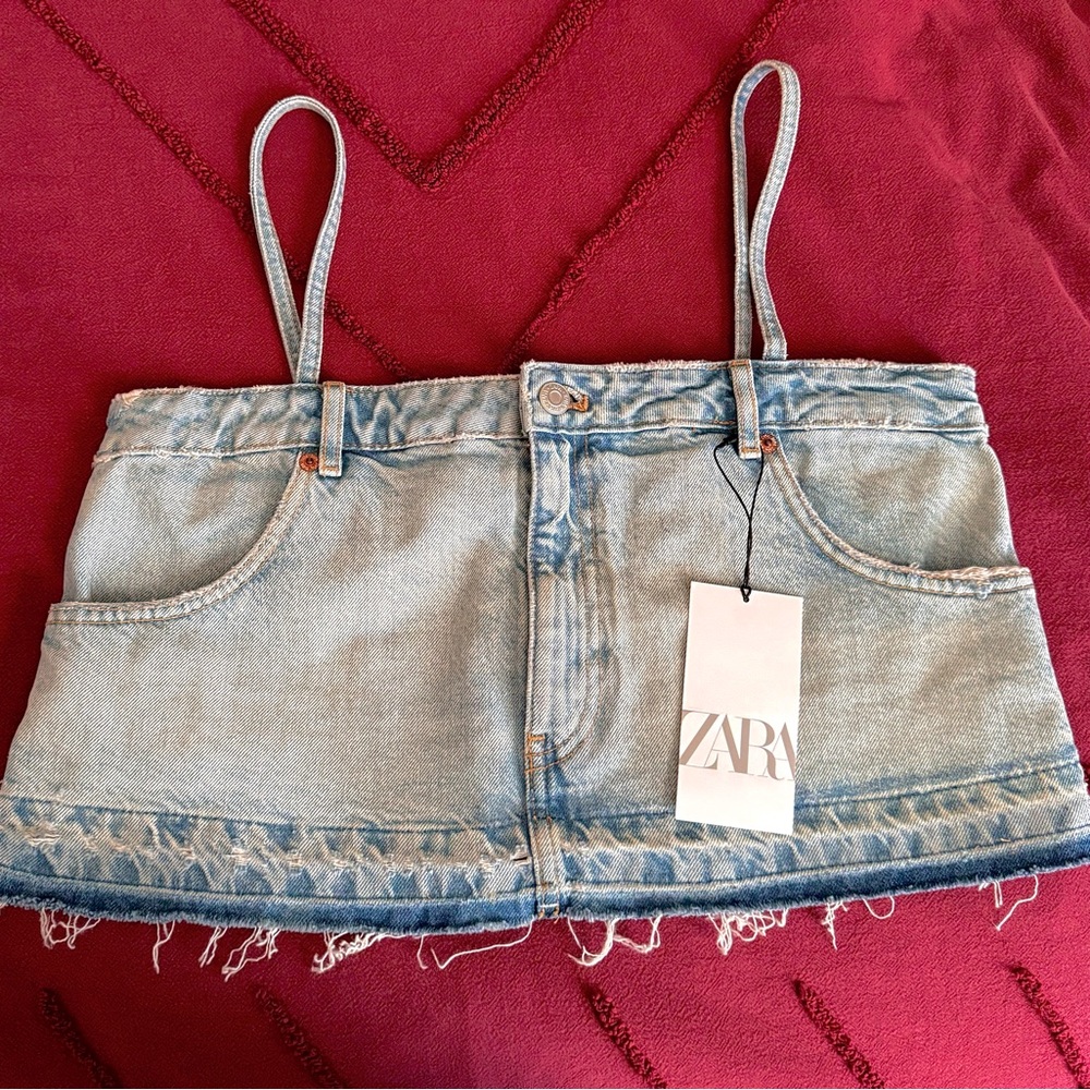 Zara Denim Top